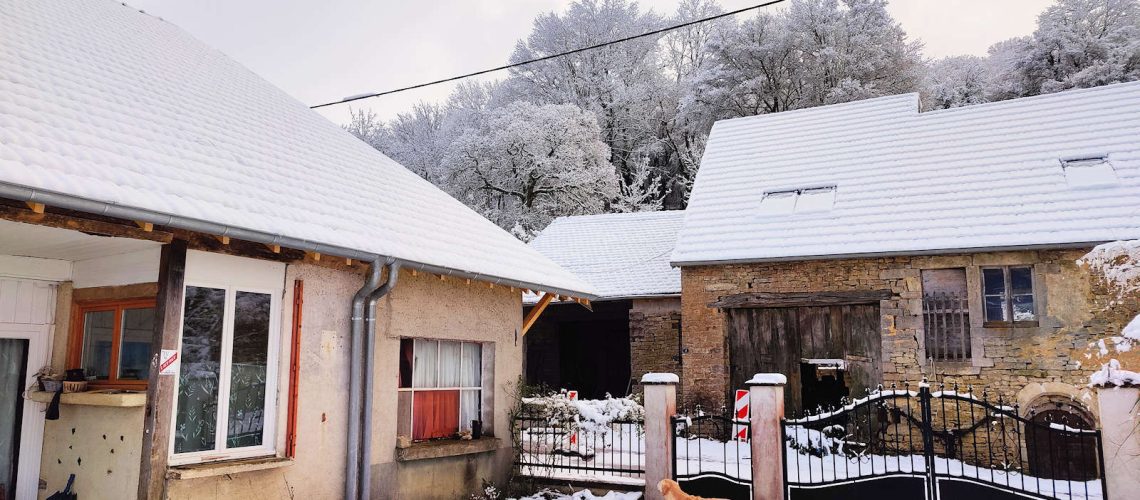 Winter onder een nieuw dak